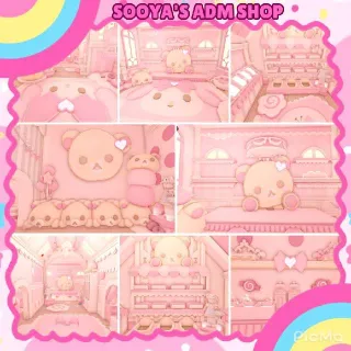 Adopt Me! Pastel Rilakkuma House Build