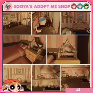 Adopt Me! Cozy Life-size Dollhouse Build