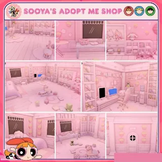 Adopt Me! Strawberry Dream Bedroom House Build