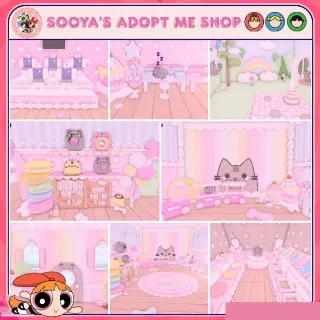 Adopt Me! Pusheen House Build