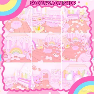 Adopt Me! Softie Rainbow House Build