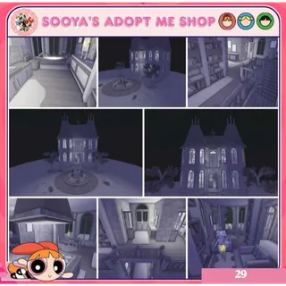 Adopt Me! Shadowfall Mansion House Build