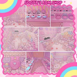 Adopt Me! Candy Cloud House Build