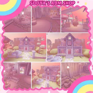 Adopt Me! Sakura Sunset Mansion House Build