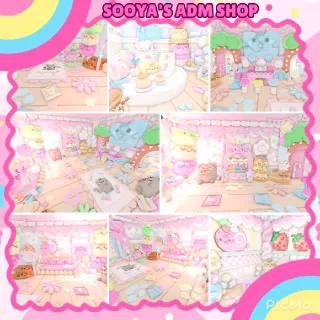 Adopt Me! Kawaii Mochi Kitty House Build