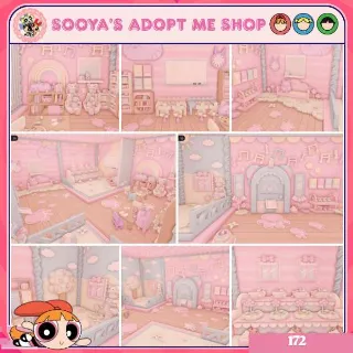 Adopt Me! Pastel Blue & Pink Nursery House Build