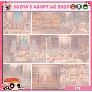 Adopt Me! Coquette Royal House Build