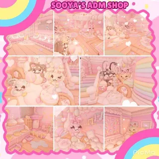 Adopt Me! Rainbow Pastel Toyshop House Build