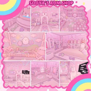 Adopt Me! Cute Molang Plushcore House Build