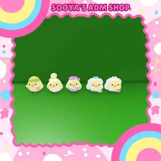 Adopt Me! x5 Chick Plushies