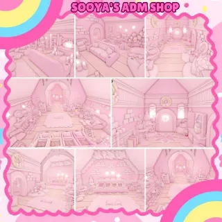 Adopt Me! Pink Winter House Build