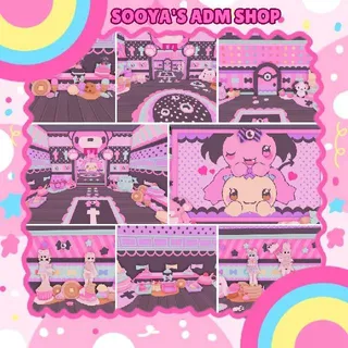 Adopt Me! Pastel Goth House Build