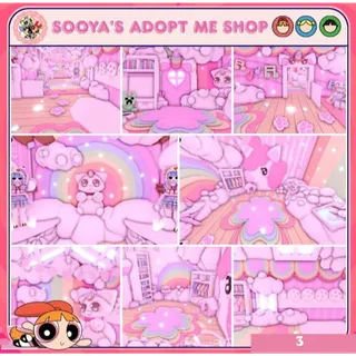 Adopt Me! Rainbow Unicorn House Build