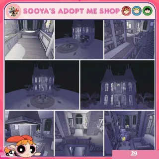 Adopt Me! Shadowfall Mansion House Build