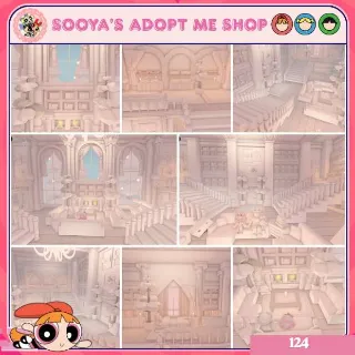 Adopt Me! Coquette Royal House Build