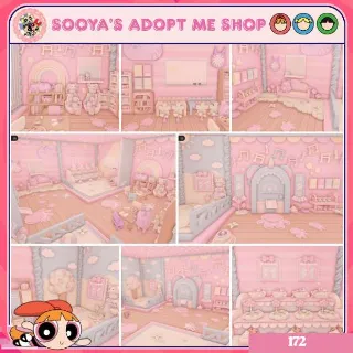 Adopt Me! Pastel Blue & Pink Nursery House Build