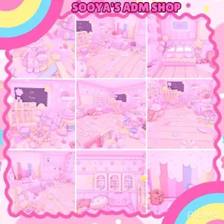 Adopt Me! Kawaii Sprinkle House Build