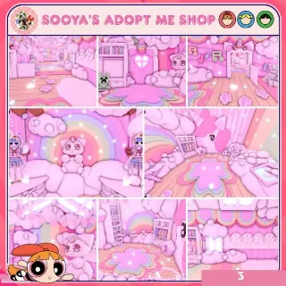 Adopt Me! Rainbow Unicorn House Build