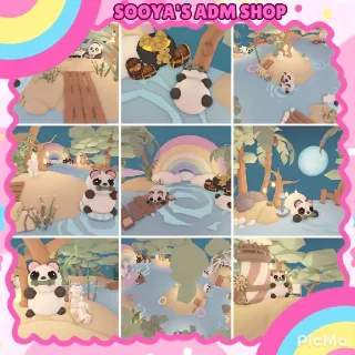 Adopt Me! Panda Paradise Island House Build