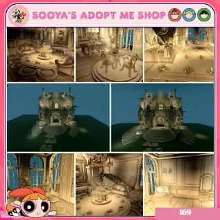 Adopt Me! Overgrown Mansion House Build