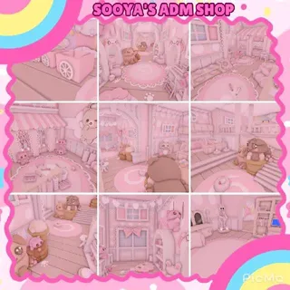 Adopt Me! Soft Pink Whisker House Build