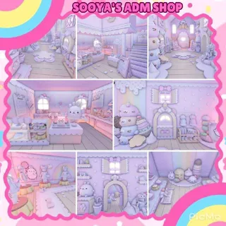 Adopt Me! Molang's Cafe/Outfit House Build