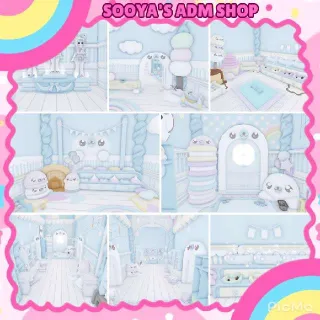 Adopt Me! Frosty Mamegoma House Build