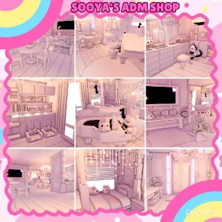 Adopt Me! Coquette Bunny House Build