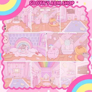 Adopt Me! Pusheen & friends House Build