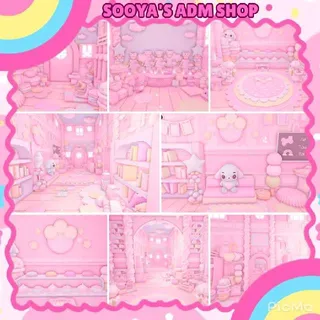 Adopt Me! Cutecore Sugarbunny House Build