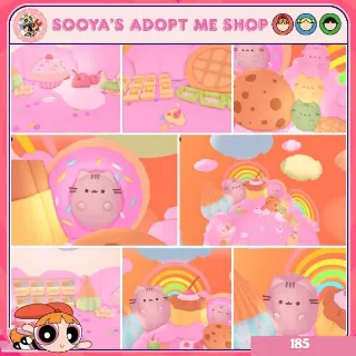 Adopt Me! Pusheen Glitch House Build