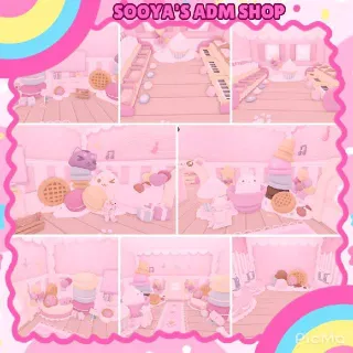 Adopt Me! Molang Dessert House Build
