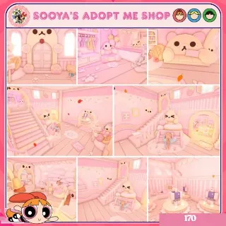 Adopt Me! Yellow Pastel Korilakkuma House Build