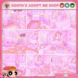 Adopt Me! Cutecore Rainbow Sprinkles House Build