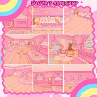 Adopt Me! Pink Bow Grinding House Build