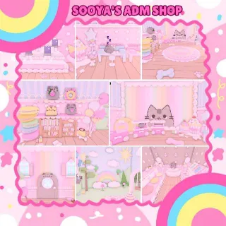 Adopt Me! Pusheen House Build