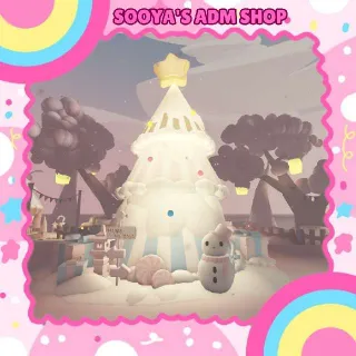 Adopt Me! Christmas/Winter Glitch House Build