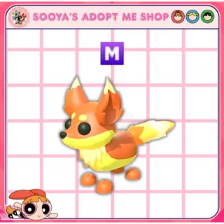 Adopt Me! Mega Flaming Fox
