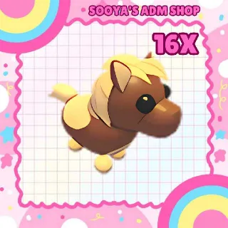 Adopt Me! x16 Dark Brown Shetland Pony