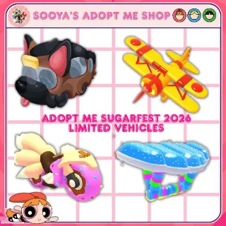 Adopt Me! Sugarfest 2026 Limited Vehicles