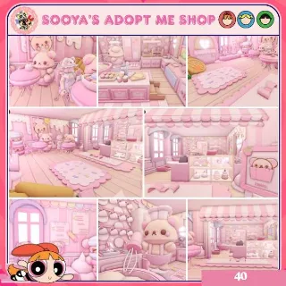 Adopt Me! Teddy's Pastel Bakery House Build