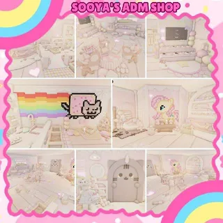 Adopt Me! Pastel Pixel House Build