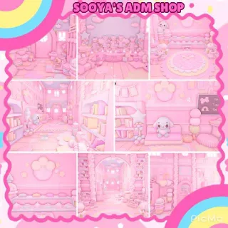 Adopt Me! Cutecore Sugarbunny House Build
