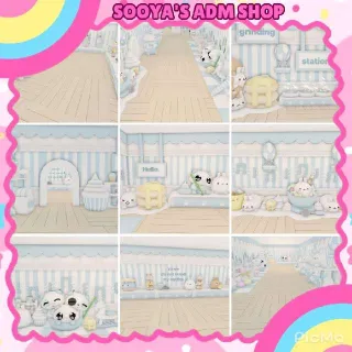 Adopt Me! Cloudy Blue Plushcore House Build