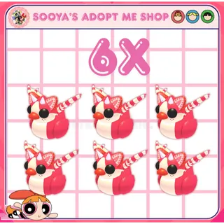 Adopt Me! 6x Strawberry Bat Ducky