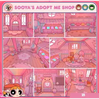 Adopt Me! Cutecore Plushies Playhouse Build