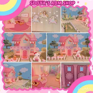 Adopt Me! Hello Kitty Glitch House Build