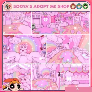 Adopt Me! Rainbow Unicorn House Build