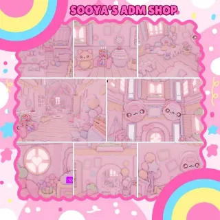 Adopt Me! Pastel Cutecore House Build