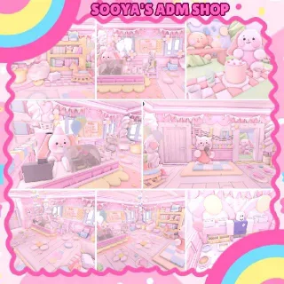 Adopt Me! Chubby Bunny Bakery House Build